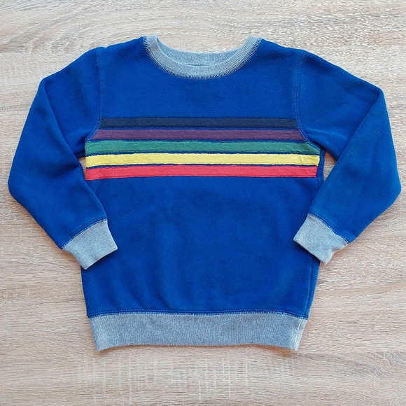 Mini Boden guc stripey sweatshirt 6-7 years - Picture 3 of 16